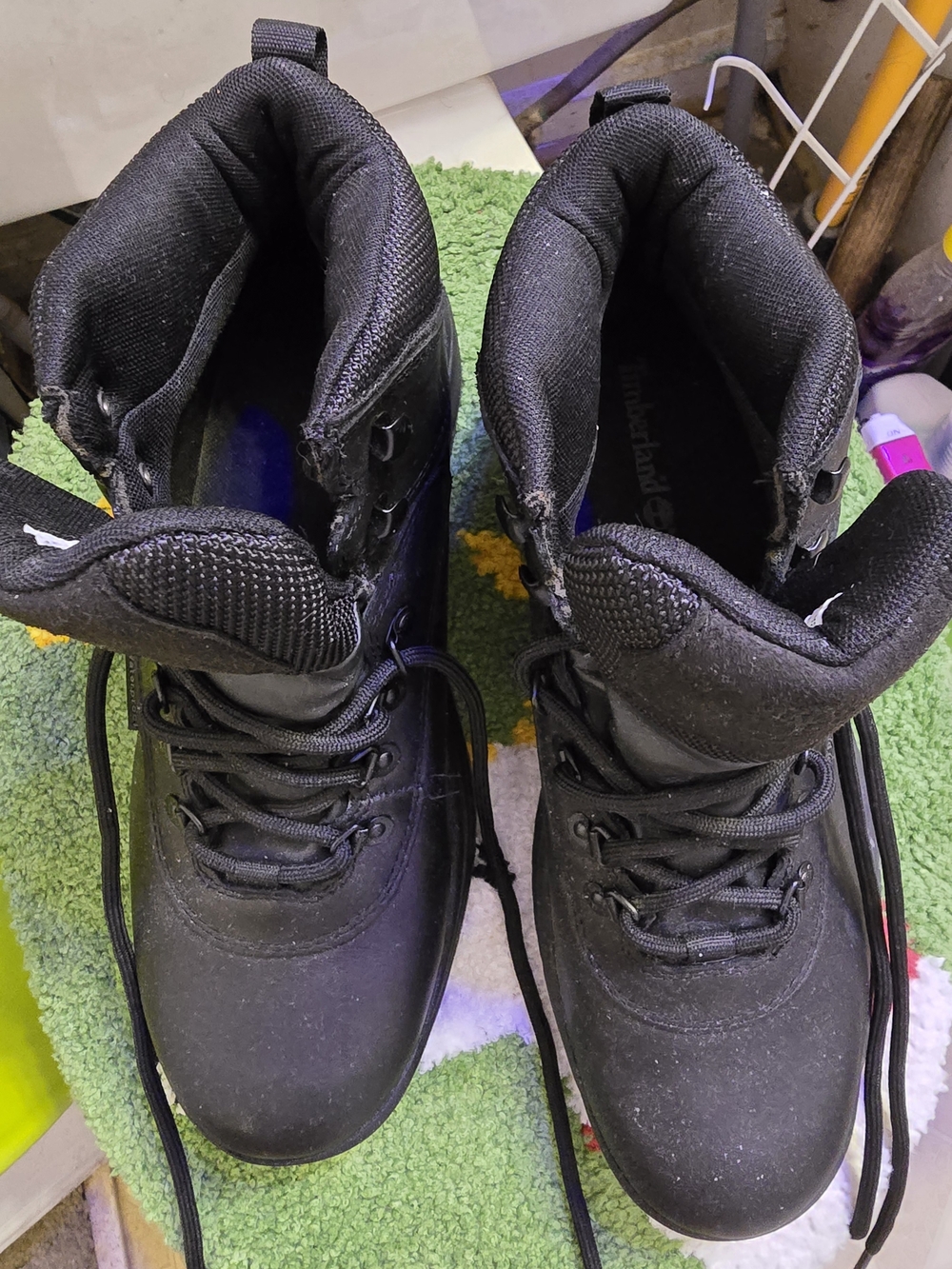 Timberland Black Textile Lined Men's Shoes